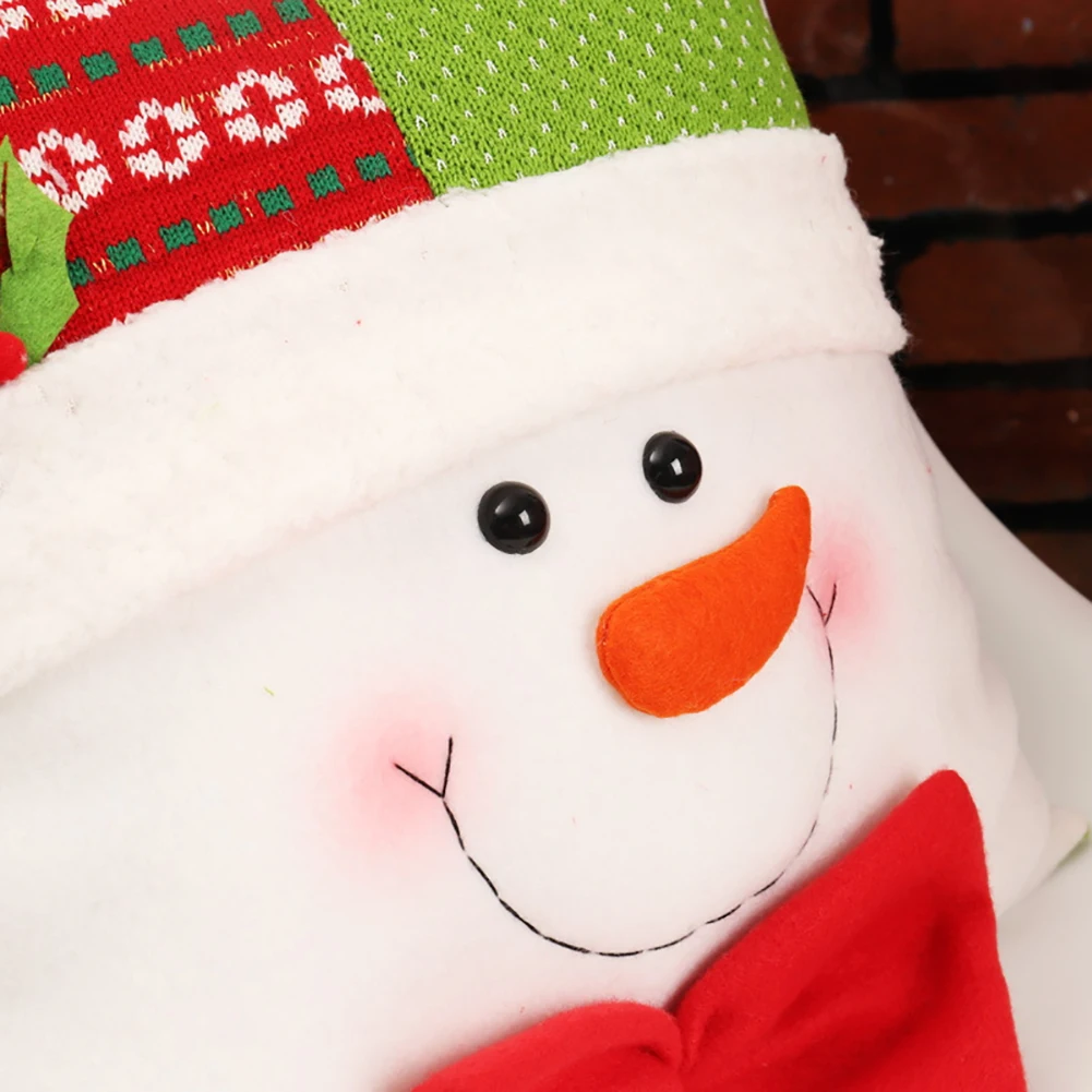 1 Pack Christmas Pillow Covers Merry Decorative Sofa Throw Case Cushion 13 X Inch Snowman | Дом и сад