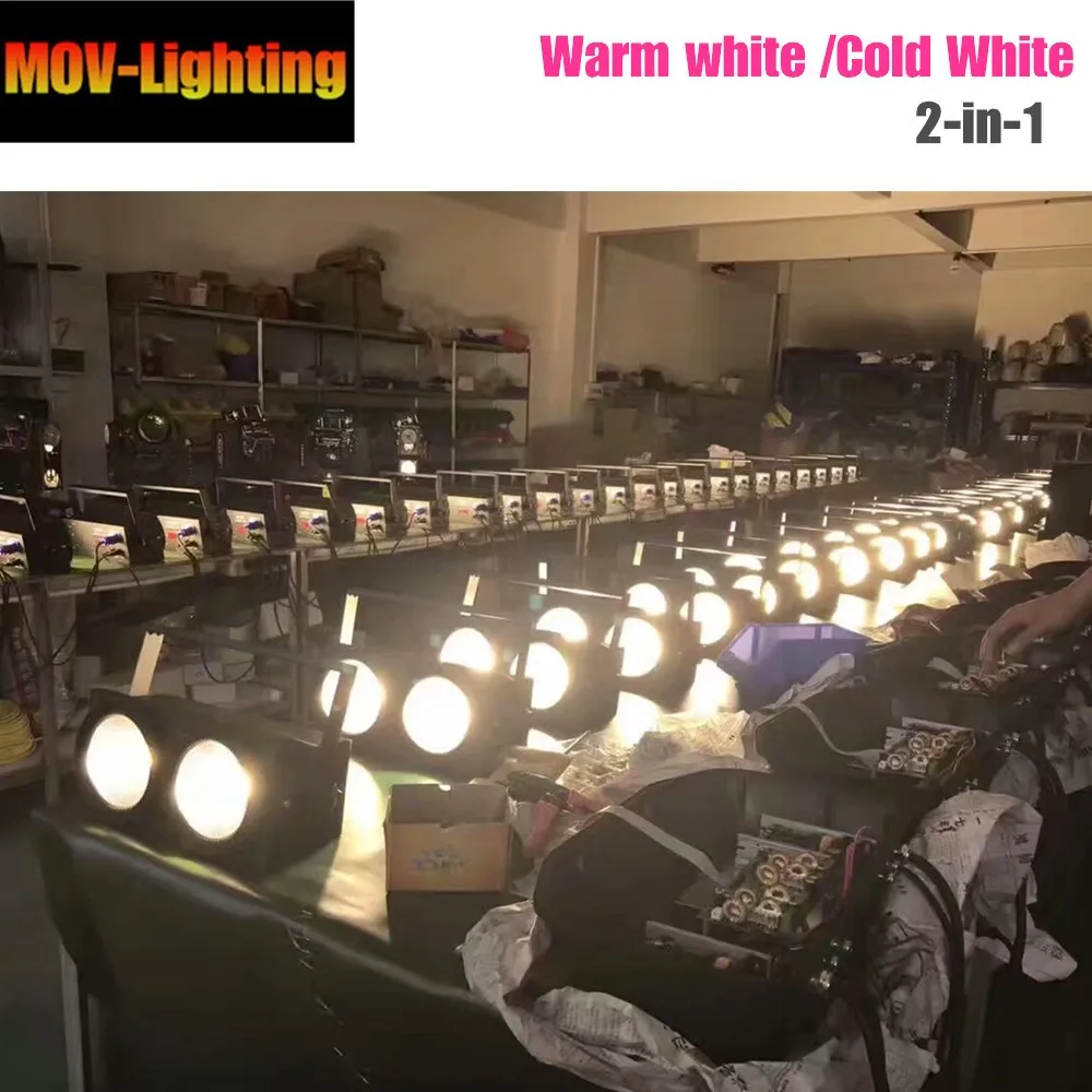Led аудитория COB Blinder светильник 2 глаза 200 Вт для сцены ТВ студии церкви