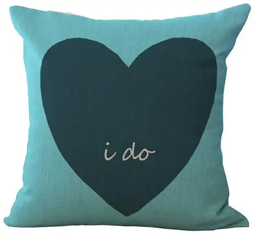 Новинка для влюбленных свадеб любовь наволочка льняной подушки жаккардовый