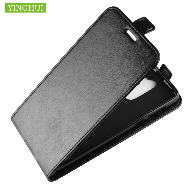 Для Doogee X60L Чехол Флип кожаный чехол высокое качество Вертикальный с держателем