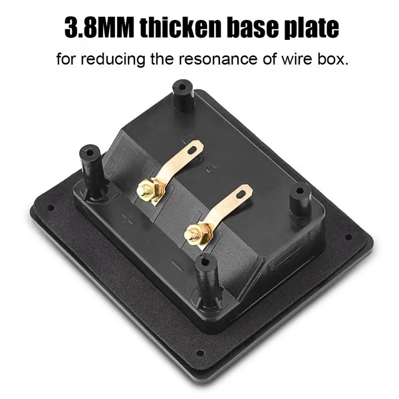 Acoustic Components for HiFi Speaker 2 Copper Binding Post Terminal Cable Connector Box Shell | Электроника