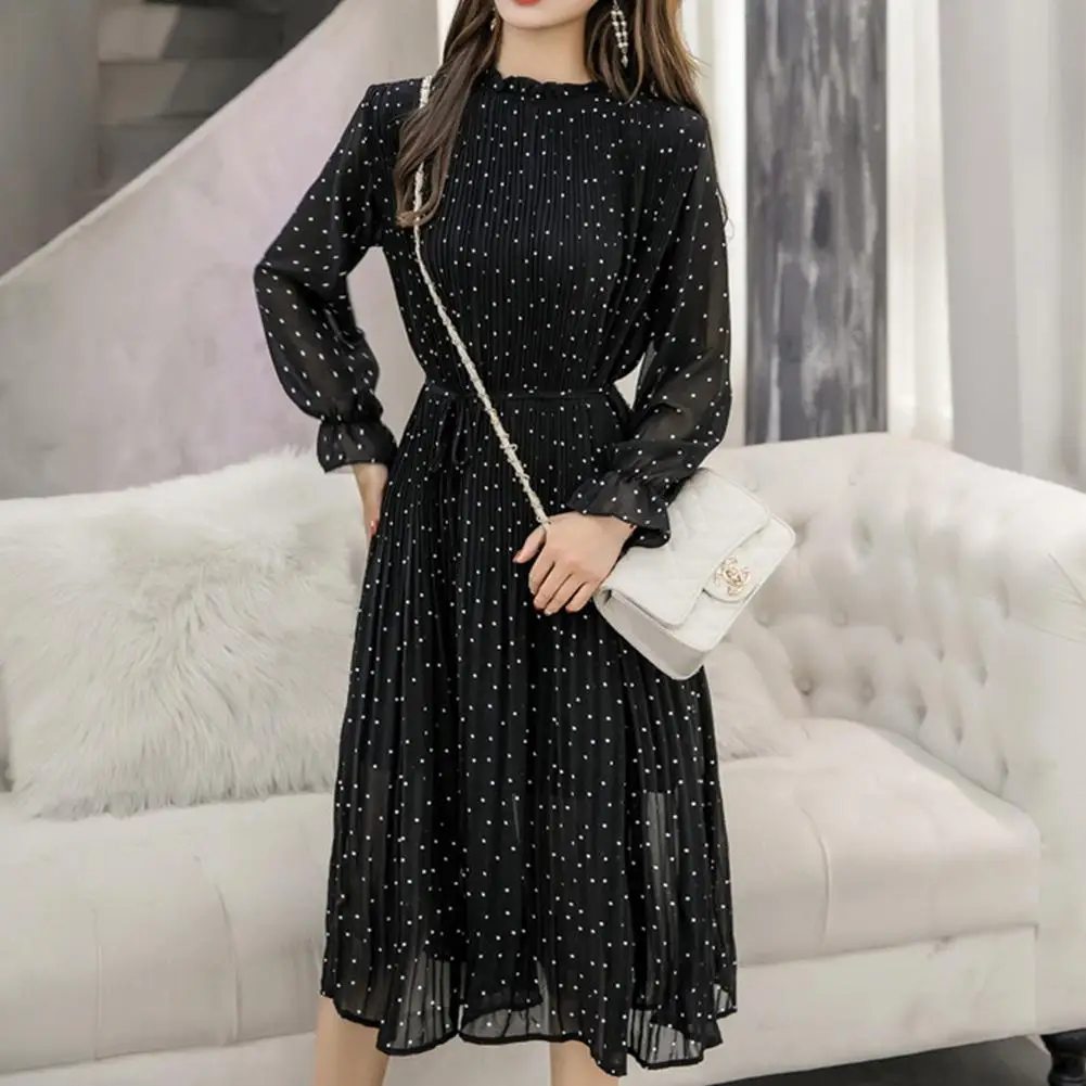 Женское Повседневное платье Yfashion элегантное очаровательный длинный рукав