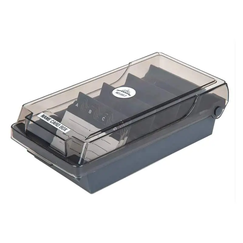 Коробка для хранения визиток офисный Настольный органайзер чехол пластиковая