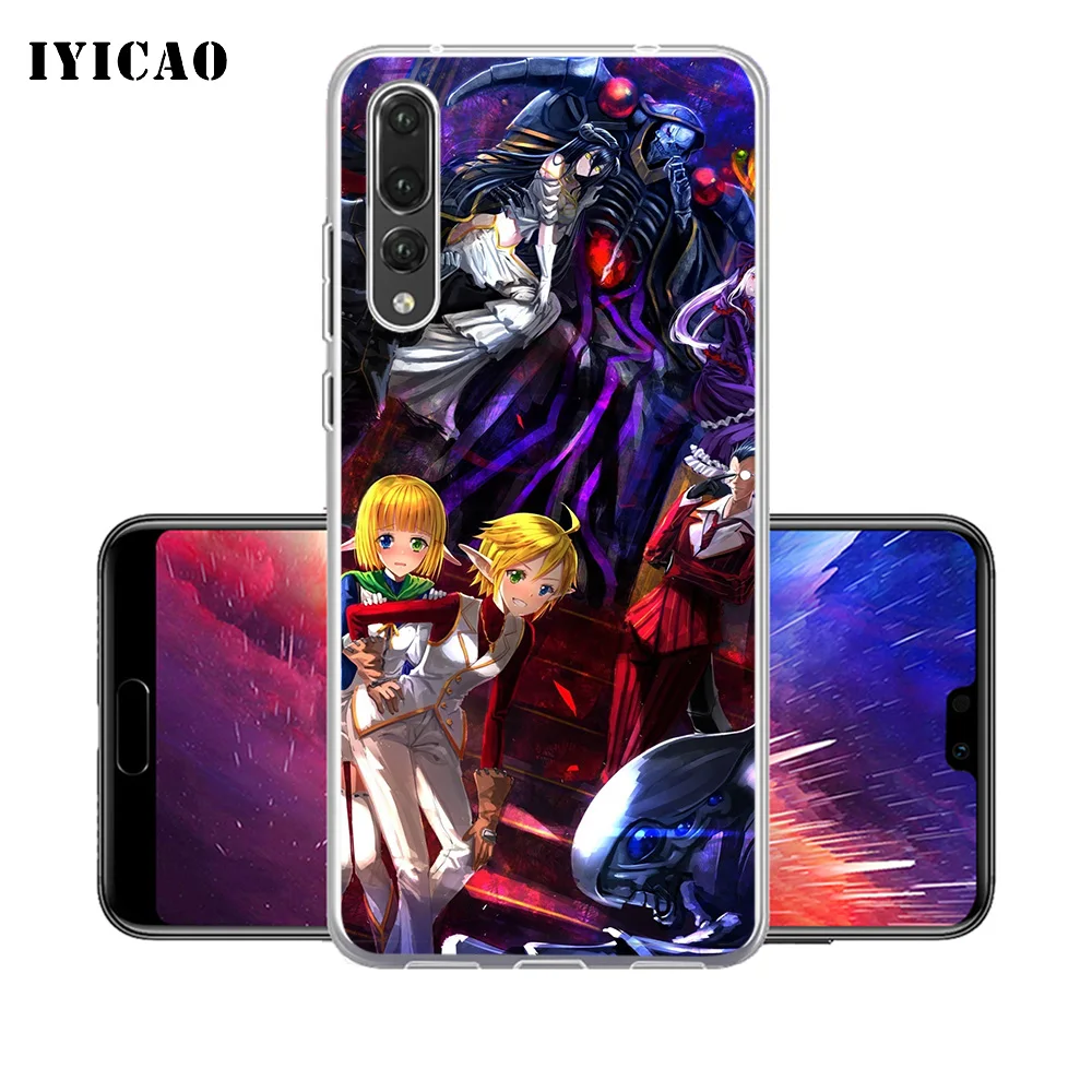 IYICAO Overlord Мягкий силиконовый чехол для телефона Huawei P30 P20 Pro P10 P9 P8 Lite P Smart TPU