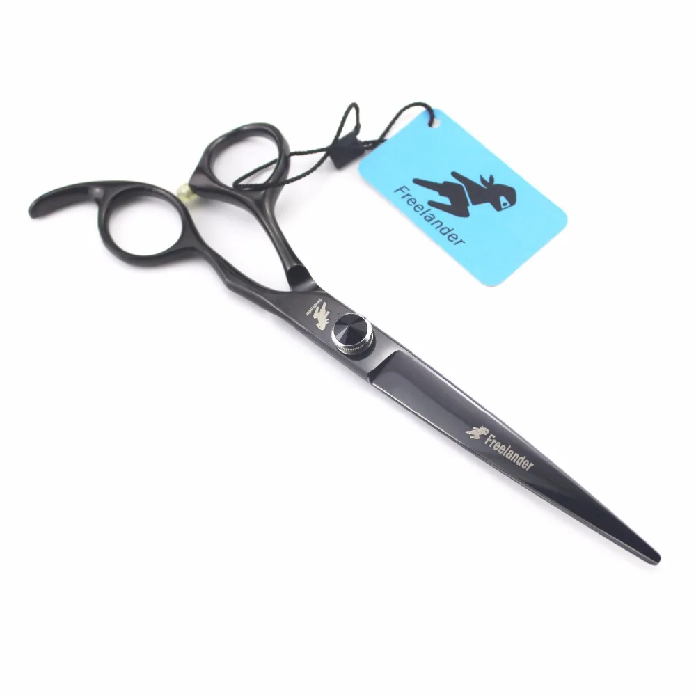 

Freelander 7.0''Japan 440c black plated personalized pet beauty scissors for pet groomer