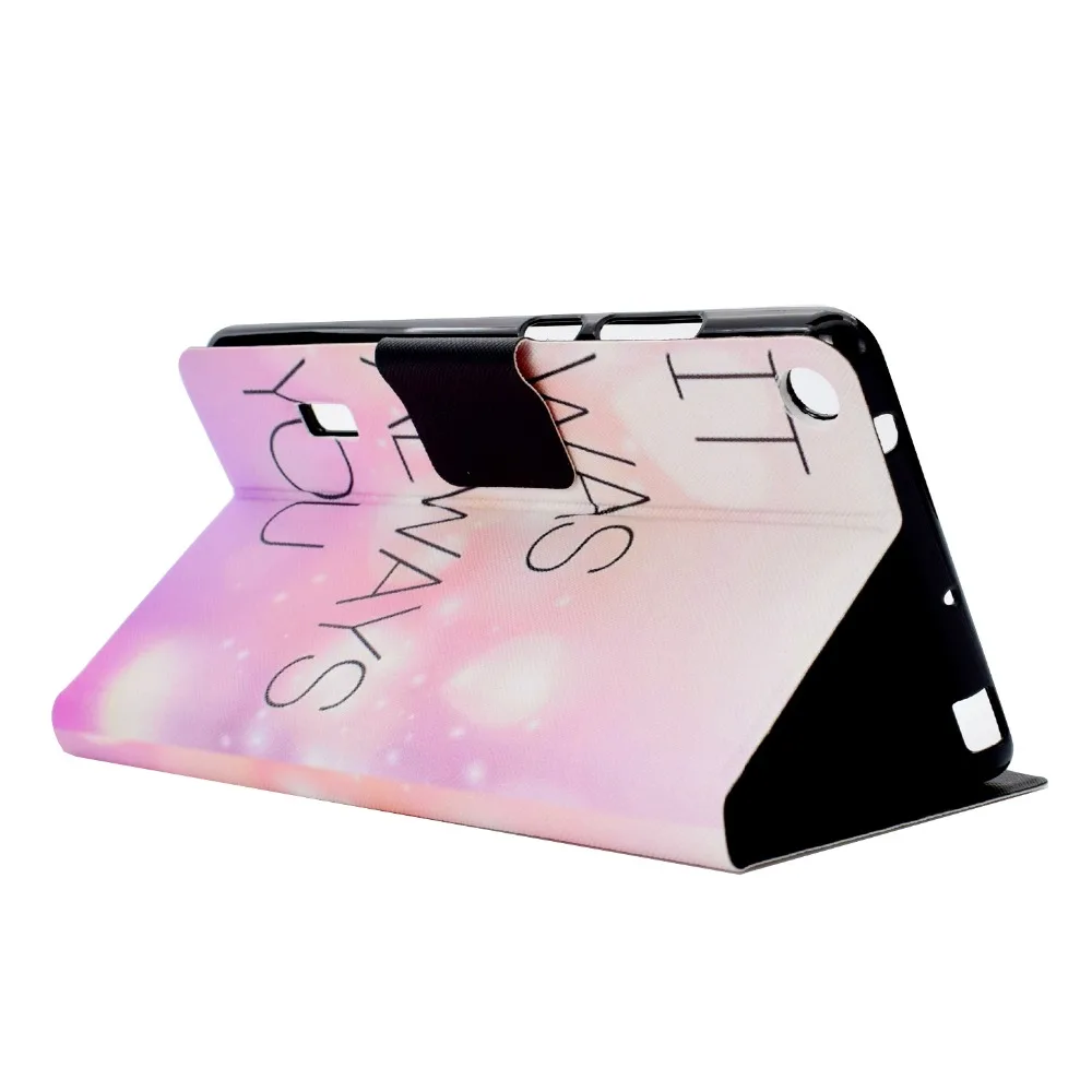 Чехлы для Huawei Medipad T3 7 0 с рисунком передняя подставка MediaPad искусственная кожа