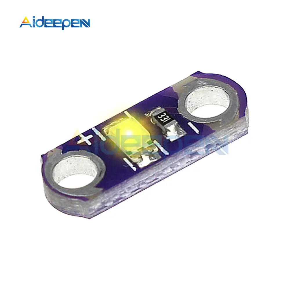 5 шт. LilyPad светодиодный модуль желтый для Arduino DIY Kit 3 5V|Детали и аксессуары приборов|