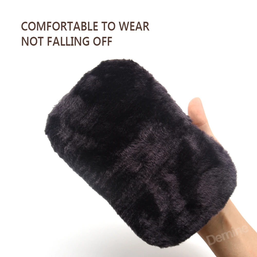 Перчатки для обуви Demine Мягкая шерстяная плюшевая салфетка ручная сумка