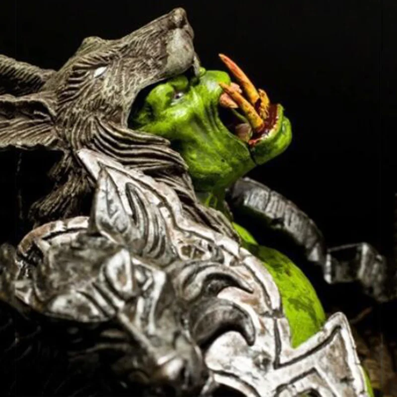 21 см игра игрушечные лошадки WOW DC Неограниченное Orc Шаман Rehgar Earthfury ПВХ Аниме Фигурка модель для детей, фанатов, подарки на день рождения