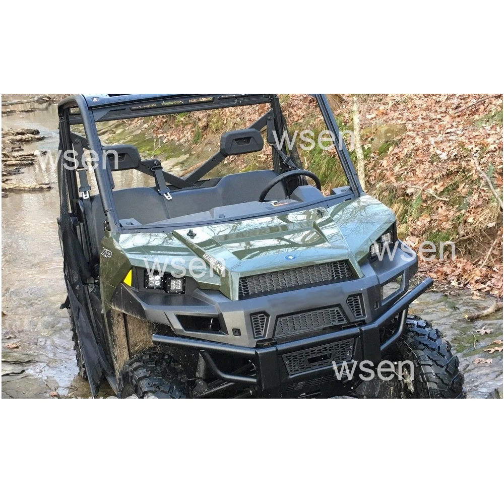 Комплект кронштейнов для крепления передних светодиодных фар Wsen Polaris Ranger 2013-2019 XP
