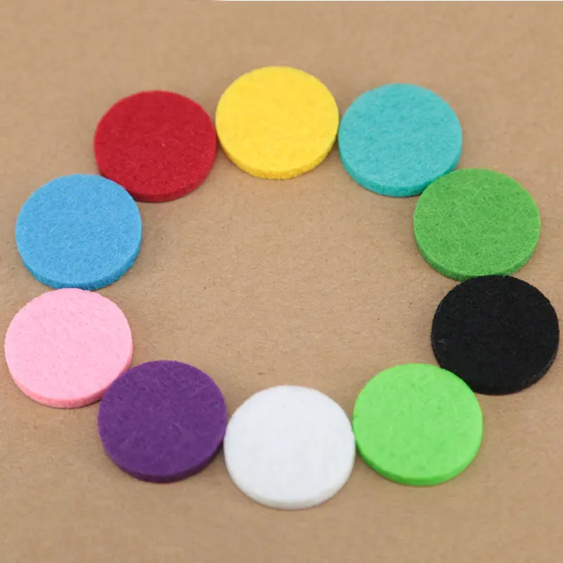 100 шт. разноцветные Круглые Декоративные подушечки для духов 22 мм|diffuser locket