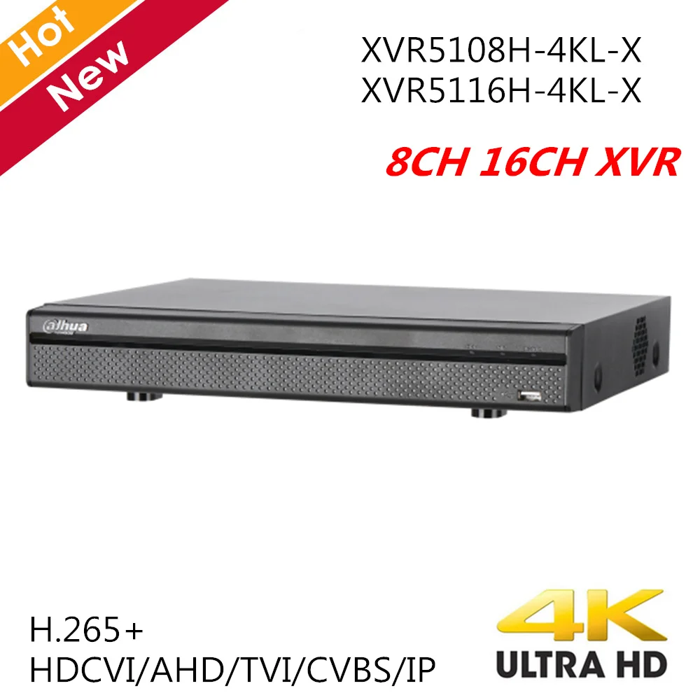 Цифровой видеорегистратор Dahua 4K 8CH XVR5108H-4KL-X 16CH XVR5116H-4KL-X 8 Channel 16 Mini 1U - купить по