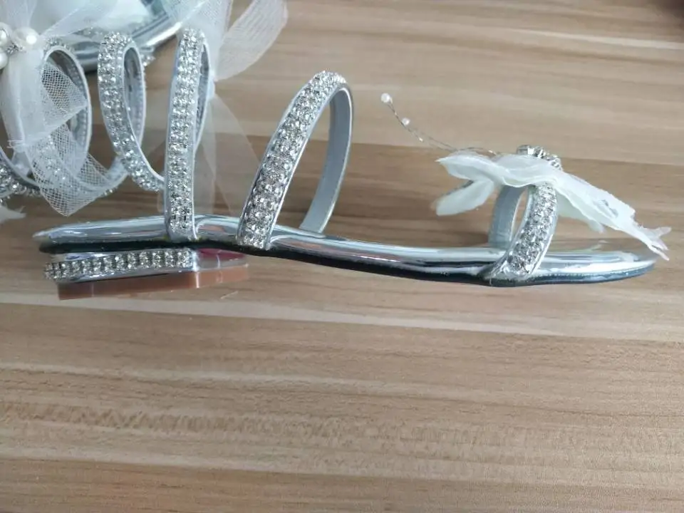 2.5cm Heel Open Toe Сандалии со змеиным ремешком; женская летняя обувь на плоской танкетке; женские сандалии-гладиаторы на высоком каблуке с украшением в виде бабочек; Открытая клипса; женская обувь - Цвет: 2.5cm Heel Open Toe