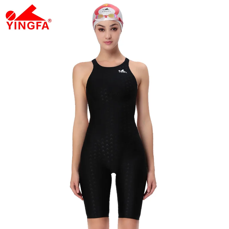 Yingfa FINA одобренный Профессиональный Цельный купальник для плавания спортивные