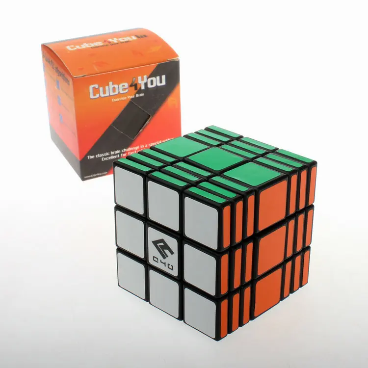 C4U 3x3x7 неравный волшебный куб, головоломка, куб, игрушка, черный наклейки куб, игрушки для детей