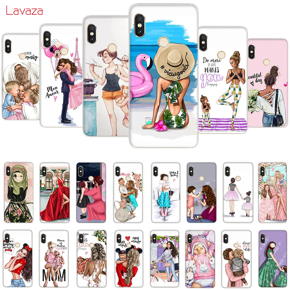 Модный черный Жесткий Чехол Lavaza для мамы и дочки Huawei Mate 10 20 P9 P10 P20 Lite Pro P smart Honor 8X