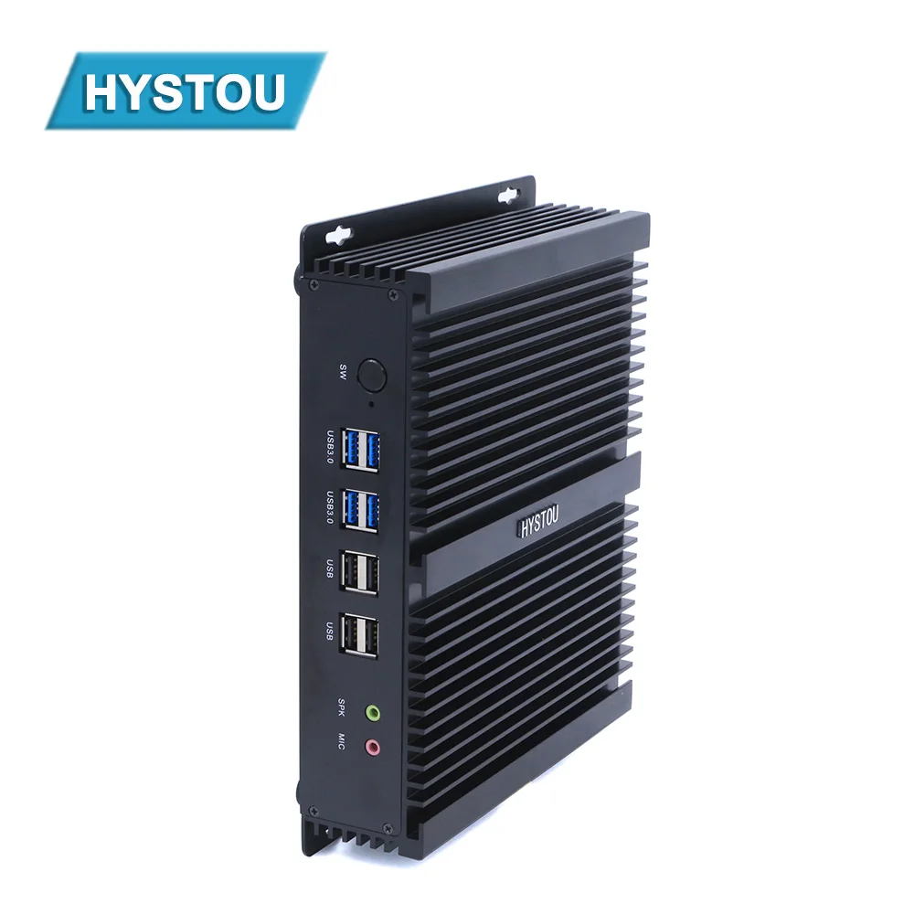 Безвентиляторный industial Мини ПК Core i3 4010u Windows 7 10 i7 4500U 2 * Intel Lan 6 RS232 COM i5 компьютер HDMI HD