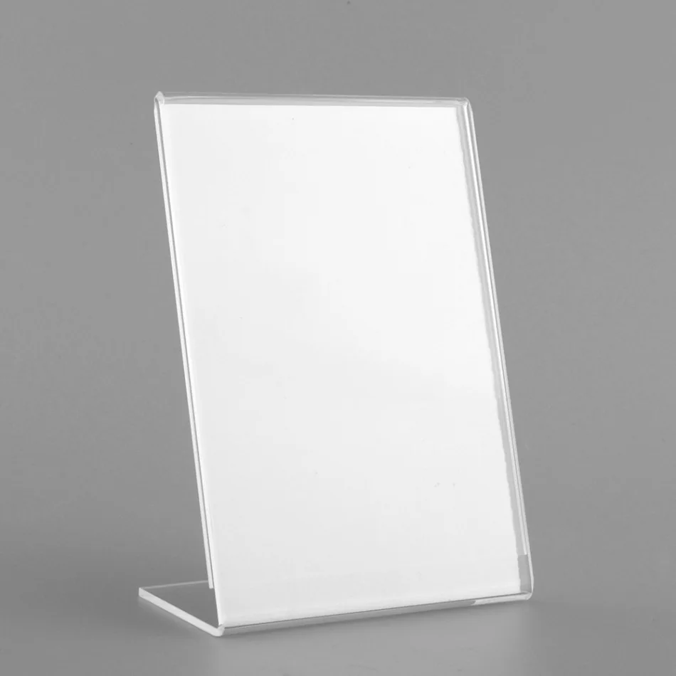 Акриловый держатель стойки дисплея для ногтей постер меню Perspex листовки дисплей