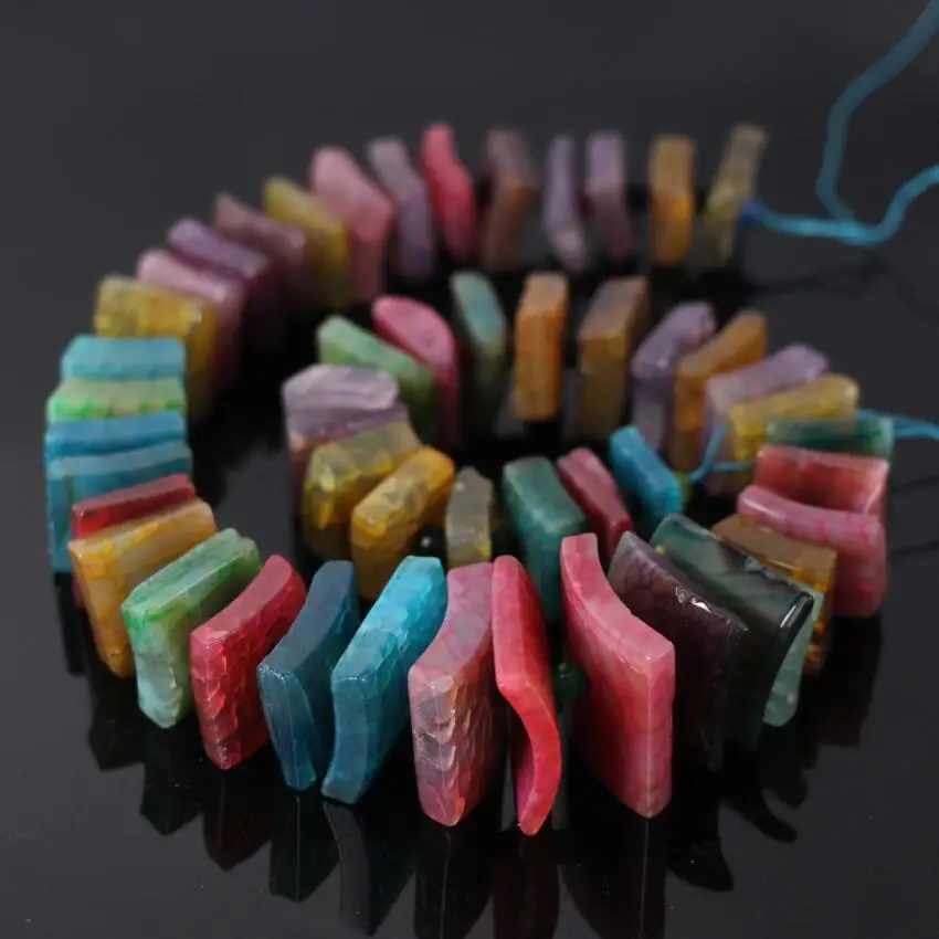 Бусины в виде радуги вены дракона 15 5 дюйма/нить|dragon veins|beaded jewelrybead necklace |