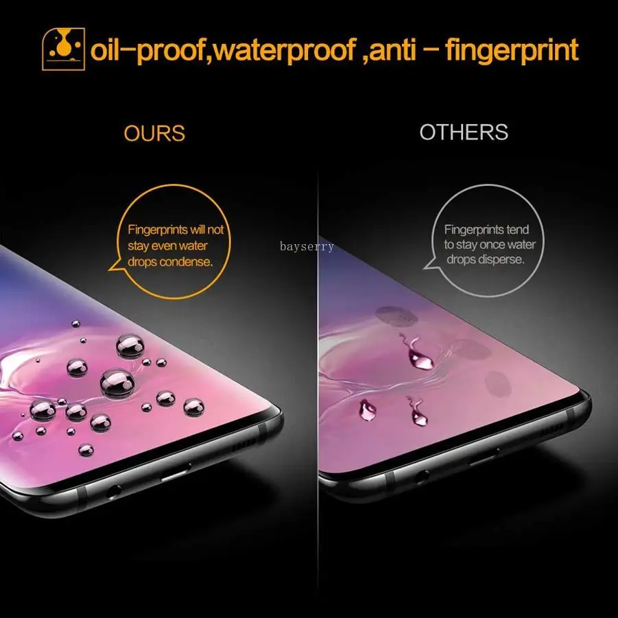 Полное покрытие мягкая пленка для Samsung S10 S9 S8 Note 9 8 нетемпературное стекло Galaxy S10E