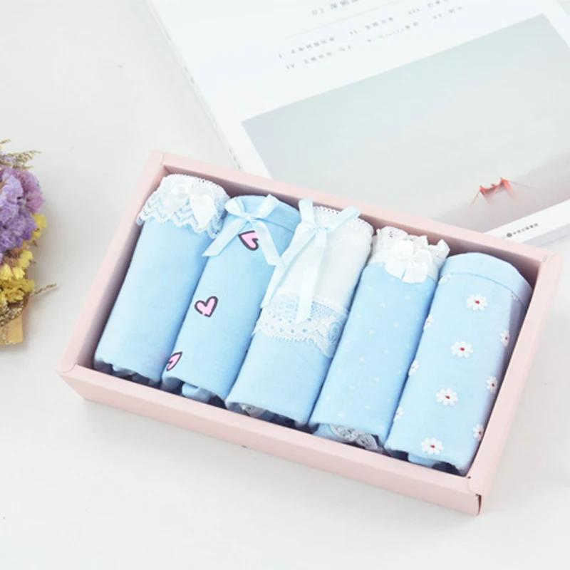 5 шт./лот Мода 2018 летнее Нижнее белье женские трусики прозрачное хлопковое нижнее