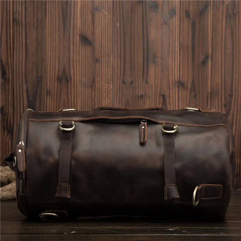 DarkBrown Neweekend брендовый рюкзак для путешествий большой емкости мужская дорожная сумка через плечо рюкзак для компьютера Мужская функциональная школьная сумка 2099 - Цвет: DarkBrown