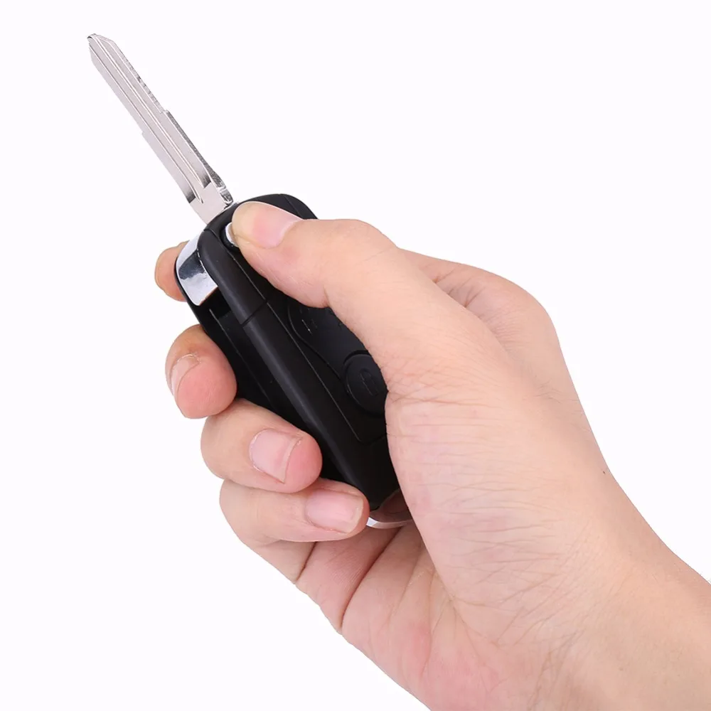 Автомобильный Стайлинг раскладной пульт дистанционного управления 2 кнопки