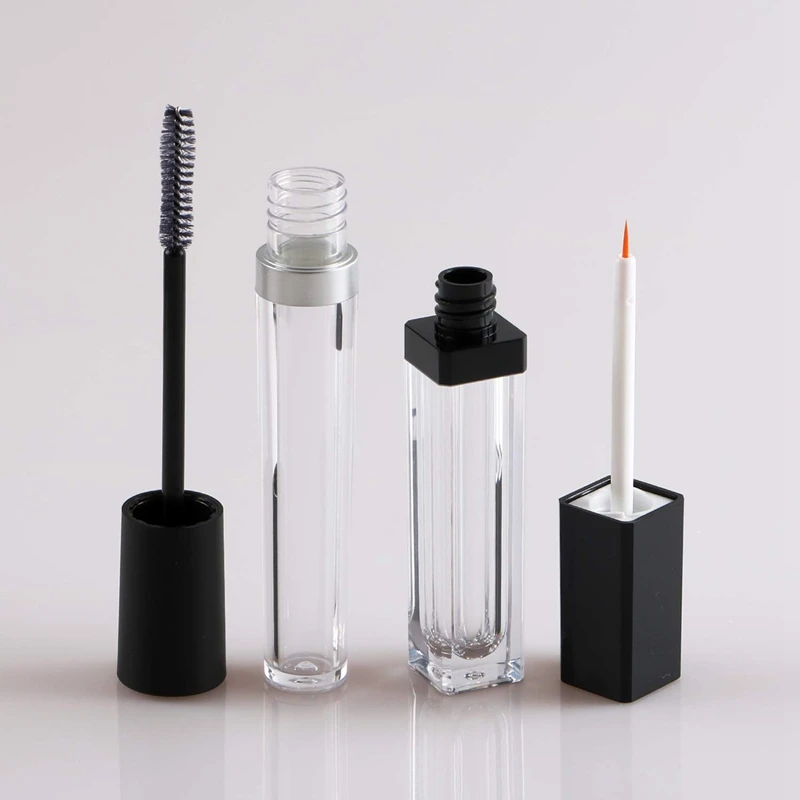 1 Set 4 Pcs Reusable Empty Bottle Tube Container For Eyelash Growth Oil Mascara With Brush Home And Travel Diy T | Красота и здоровье