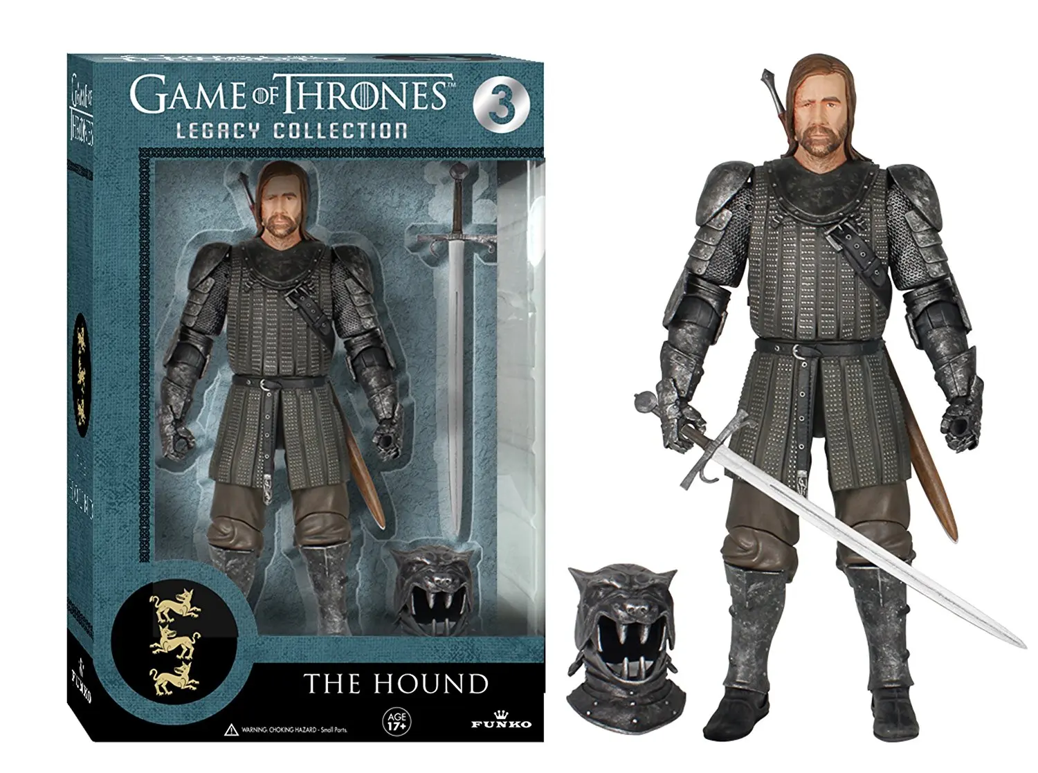 Официальная коллекция Funko Legacy фигурка 6 ''ТВ: Игра престолов-гончая Коллекционная модель игрушки в коробке
