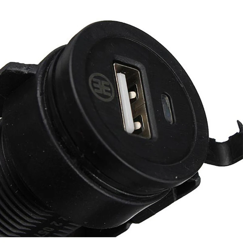 Водонепроницаемый USB-прикуриватель для мотоцикла с фиксированным кронштейном |