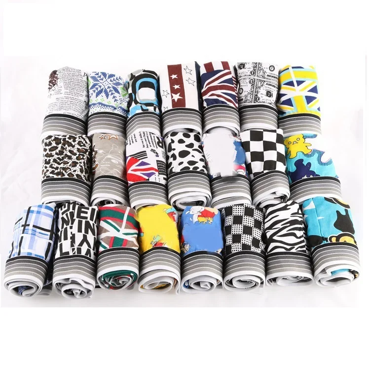 5 шт./партия модные мужские трусы боксеры мягкие дышащие с принтом шт.|boxer shorts|men boxer