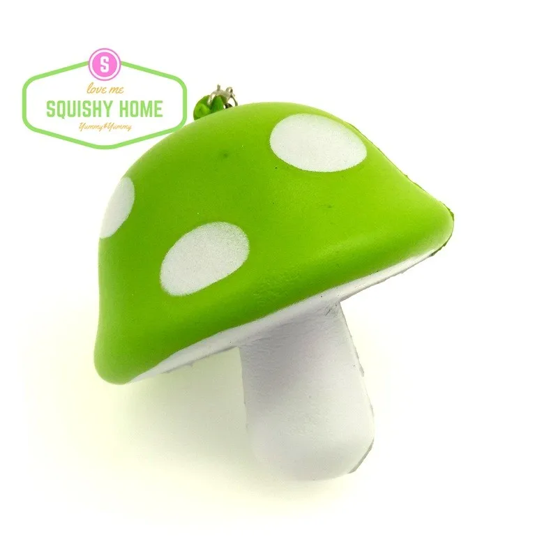 Kuutti Squishy 1 шт. милый мягкий гриб медленно Восстанавливающий форму Овощной еды