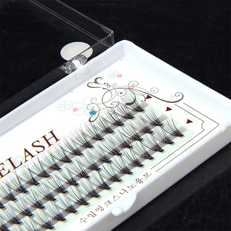 60 шт. отдельных кластера Поддельные Накладные ресницы оправдают длинные