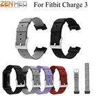 Цветной ремешок для Fitbit Charge 3, смарт-браслет, ремешок из парусины, сменные мужские и женские Смарт-часы для Charge3, ремешок для часов