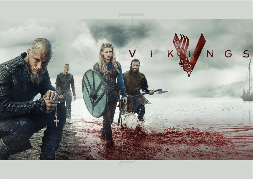 Постеры Vikings кино стикеры Настенные с белым покрытием печатная бумага высокое