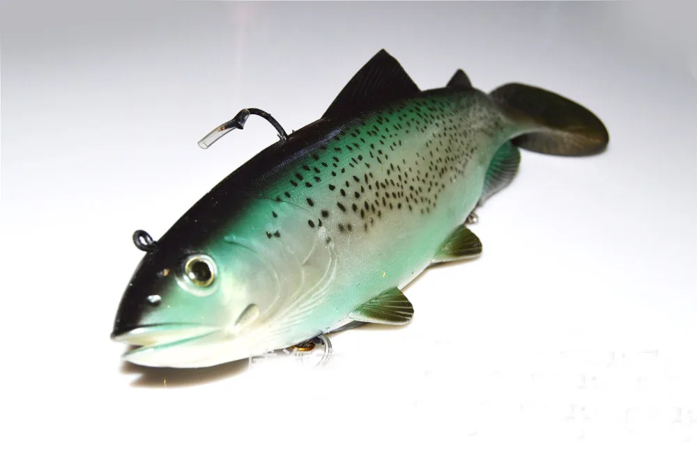 Deep sea Big Fishing soft Replica Fish Lure Baits Hook 30cm/370g Free shipping | Lures