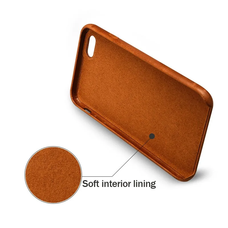 Jisoncase Чехол из натуральной кожи для iPhone 6s 6 plus 5,5 дюймов мягкая подкладка Роскошная тонкая задняя крышка для iPhone 6 plus 6s plus чехол s