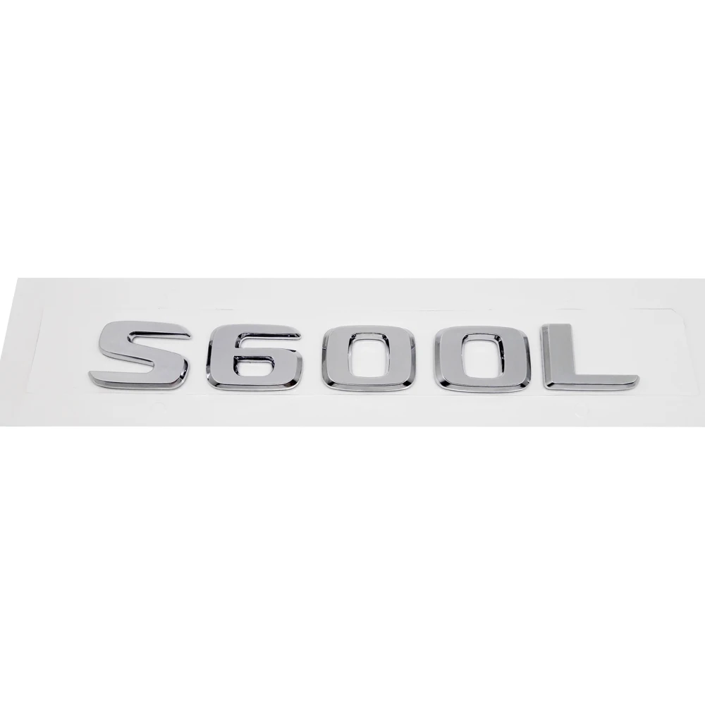Для Mercedes Benz S Class W124 W163 Cla gla GLC Glk ABS S500 S500L S600 S600L багажник автомобиля сзади Буквы Знак