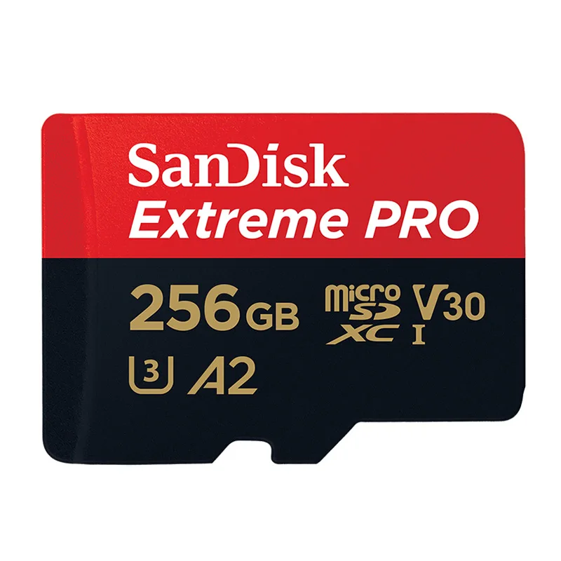 256GB Двойной Флеш-накопитель SanDisk Extreme Pro Microsd карты UHS-I 32 Гб A1 SDHC V30 флэш-карта 64 Гб 128 256 400 512 карта SDXC A2 U3 флеш-карты памяти TF 170 МБ/с - Емкость: 256GB