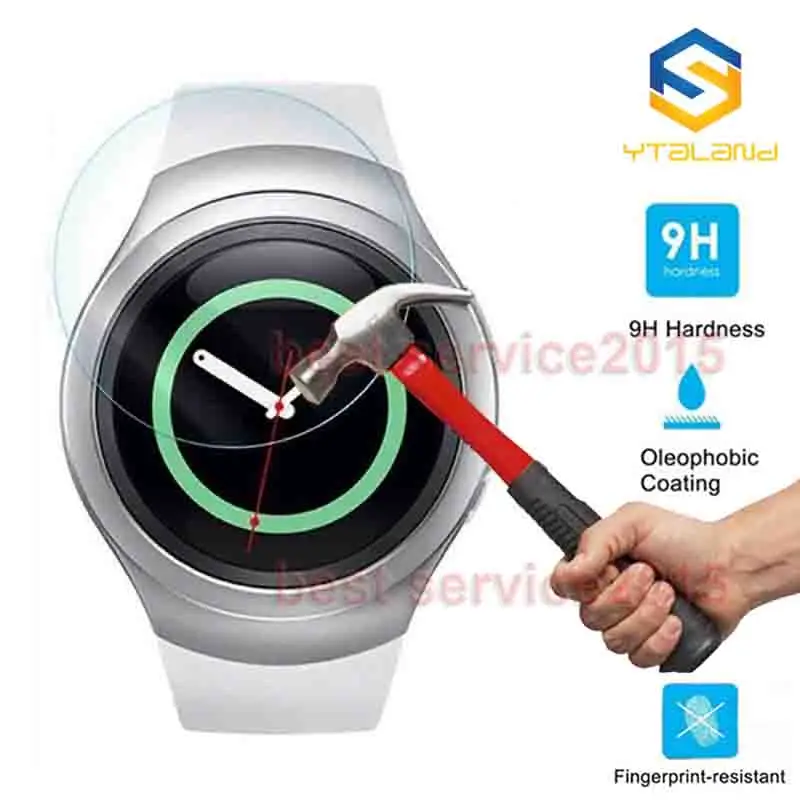2.5D 9H Твердость Закаленное стекло Защита экрана для Samsung Gear S2 / классические Смарт