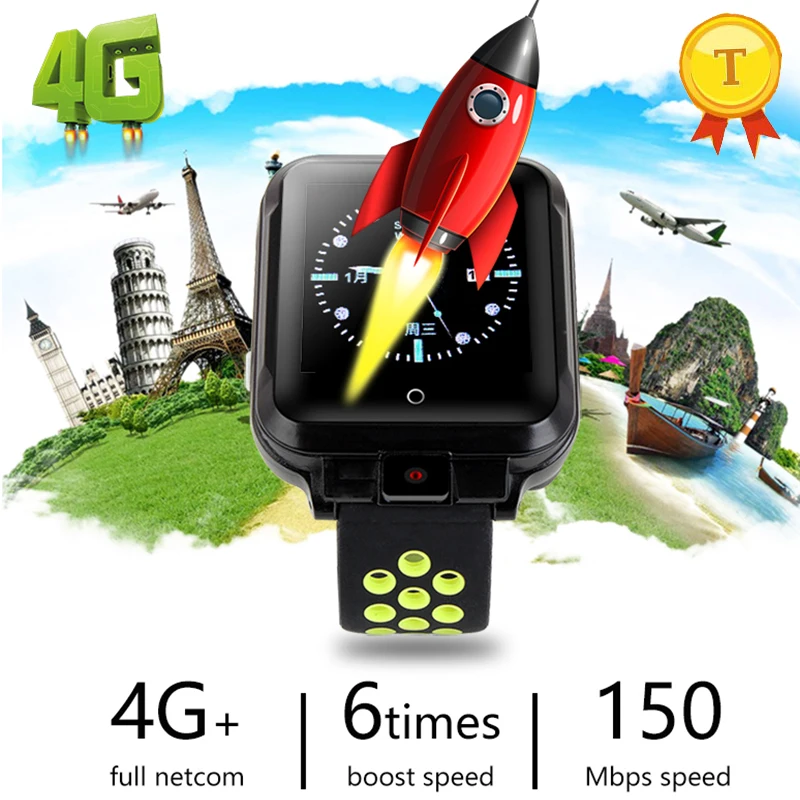 Лидер продаж 2018 водонепроницаемые Смарт часы IP67 с Android Wi Fi GPS поддержкой телефона