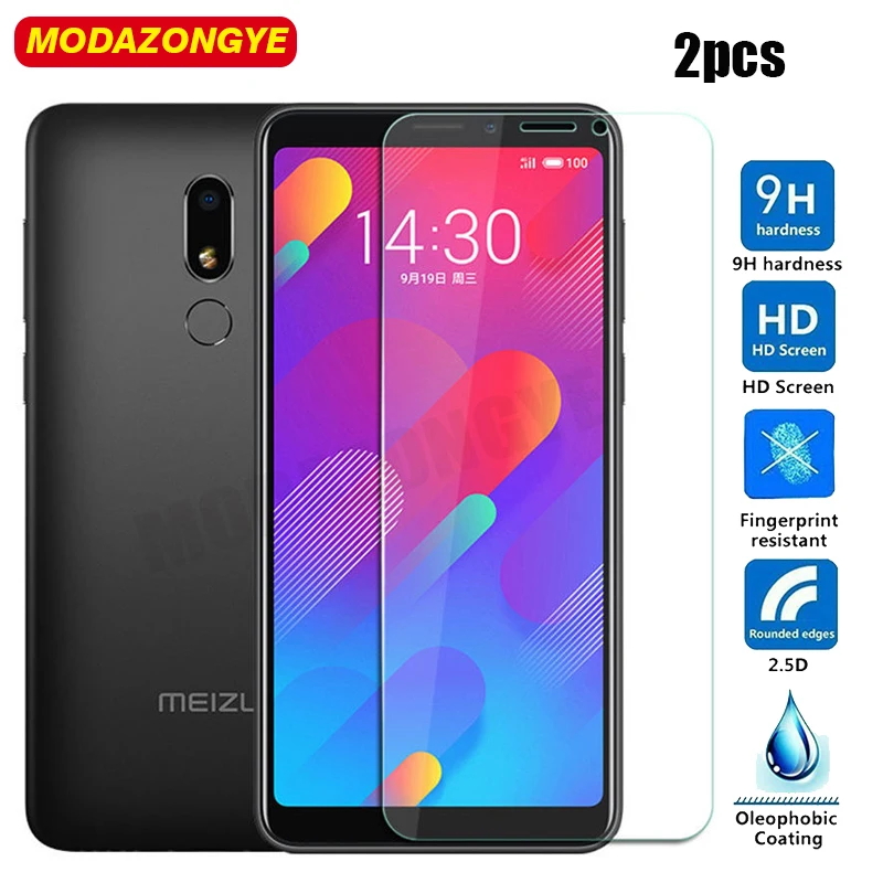 2 шт. закаленное стекло Meizu M8 lite защита для экрана M 8 Lite MeizuM8 M8Lite стеклянная