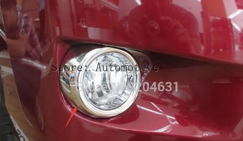 

Для Subaru XV 2012 2013 2014 2015 2016 2017 ABS Хромированная передняя + задняя противотуманная фара с крышкой 4 шт./компл.