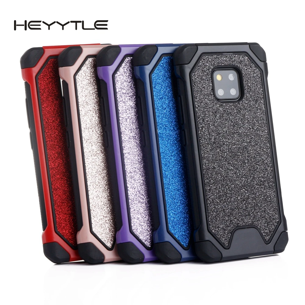 Luxury Bling Glitter Phone Case For Huawei P20 P10 P9 Lite Armor Shockproof Silicone Cases Mate 20 10 Pro Cover |