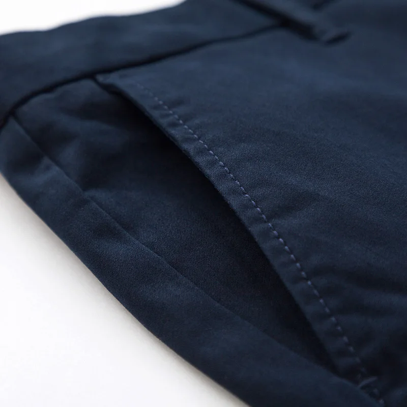 SEMIR новые повседневные брюки карандаши для мужчин Тонкий прямые однотонные на