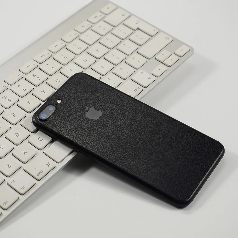 Зернистая кожа матовая задняя пленка для Apple iPhone 7 Plus мобильный декоративный