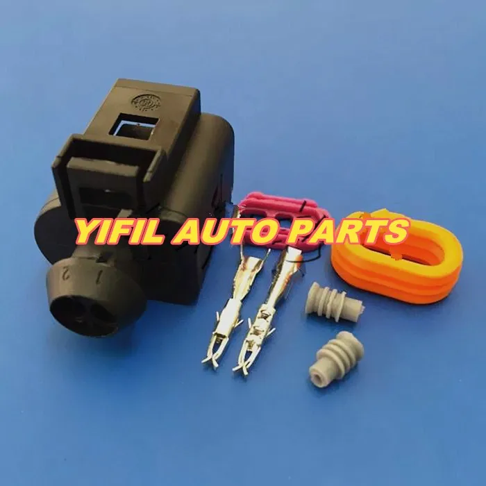 

10pcs/lot 2 Pin DJ7022A-1.5-11/21 Female Male 1.5mm Auto Temp Sensor Plug Deflation Valve Plug Waterproof Connector