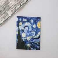 Новое поступление 18 см* 18 см Ван Гог небесная ткань для дизайна ручной работы "paintting style" Скрапбукинг квилтинг ручная окрашенная ZAKKA - Цвет: 18x18 NO.3