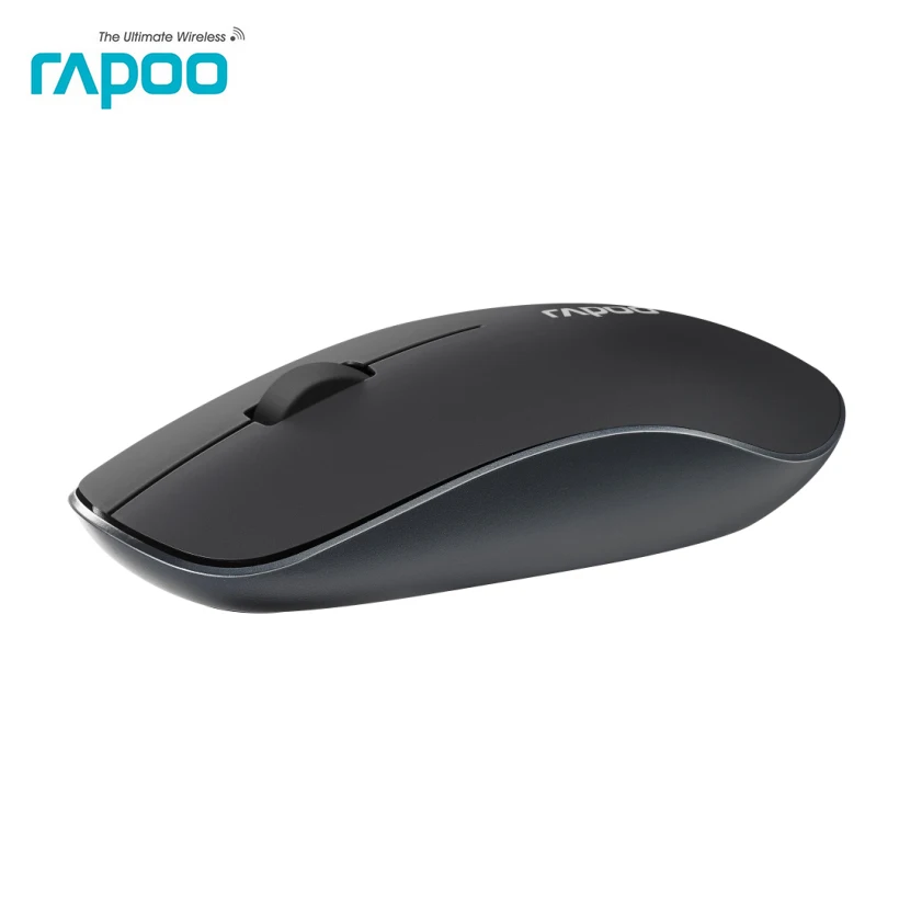 Подлинная Rapoo 5 Г USB Беспроводная Мышь Молчание Мыши Тонкий Модный Бесшумной