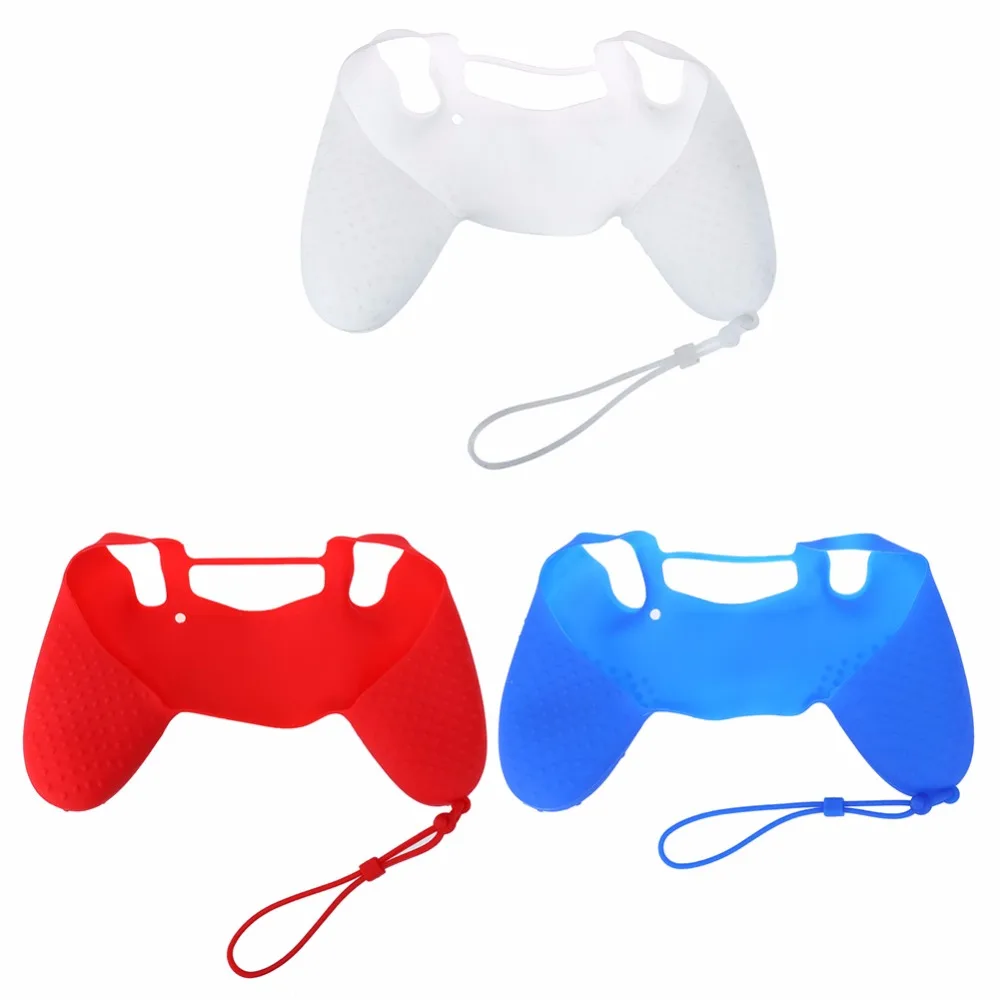 Чехол для игрового контроллера PS4 мягкий силиконовый нескользящий чехол
